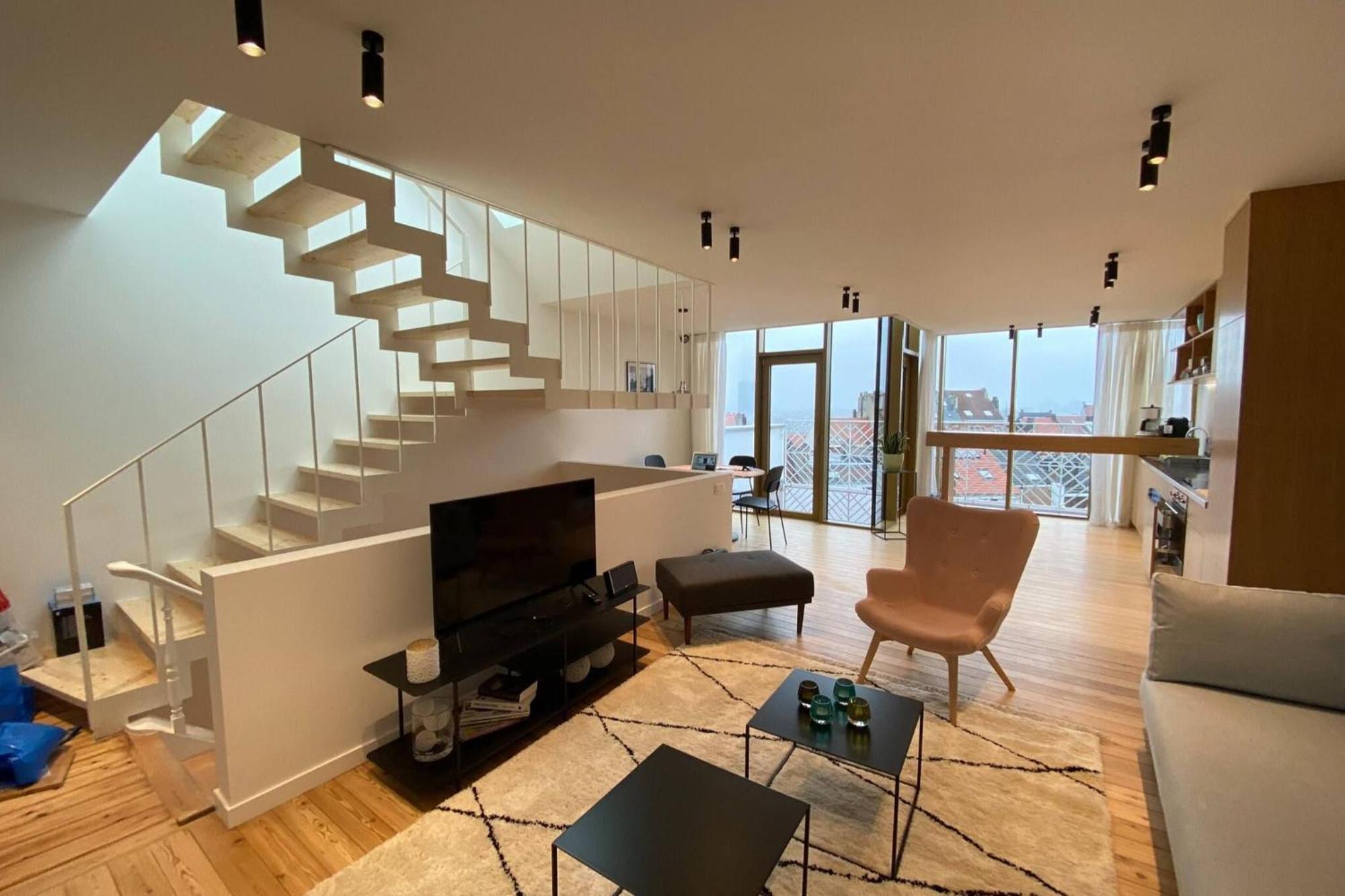 Floor New Duplex Stunning View In Trendy St Gilles Brussels