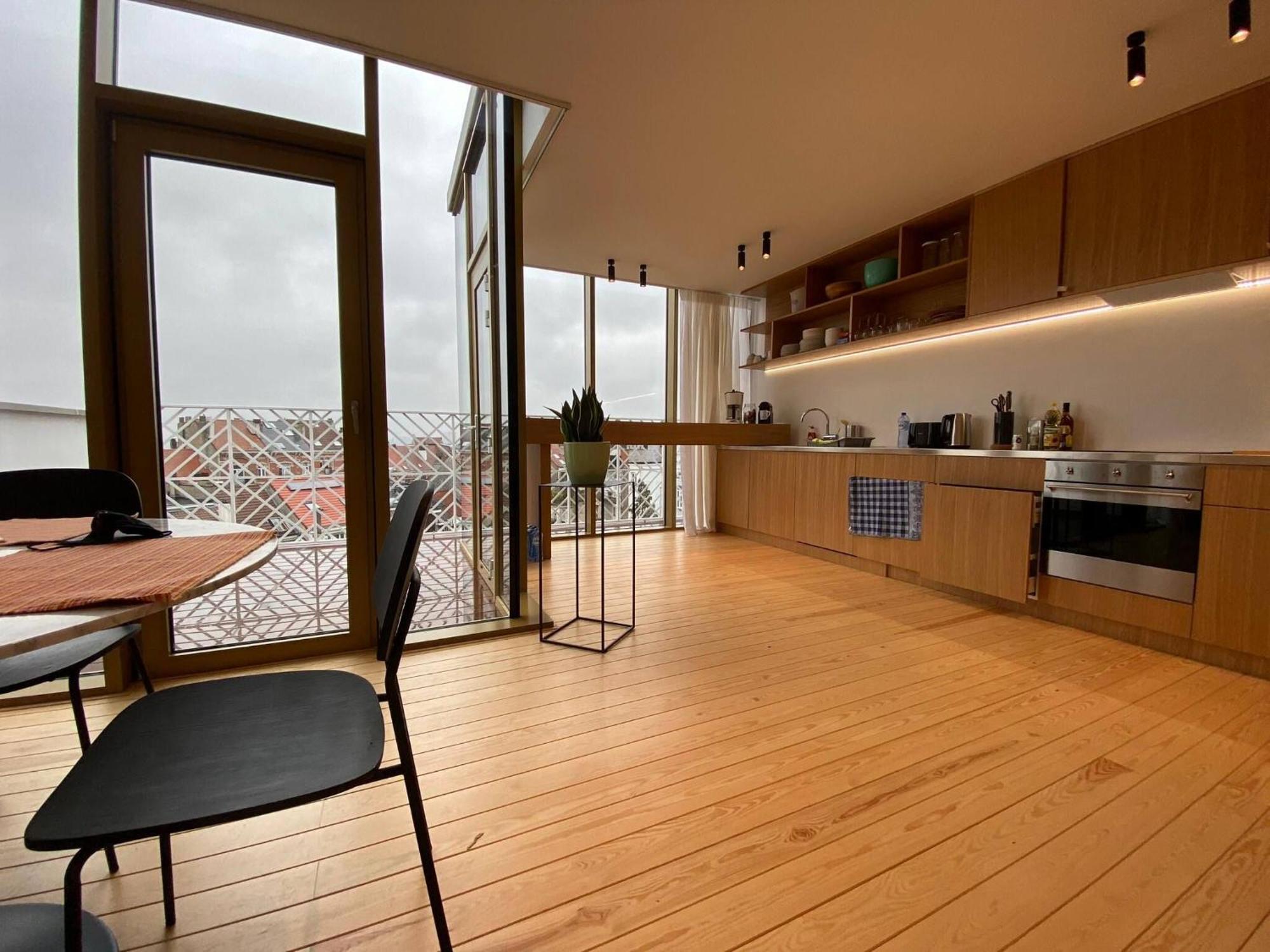Floor New Duplex Stunning View In Trendy St Gilles