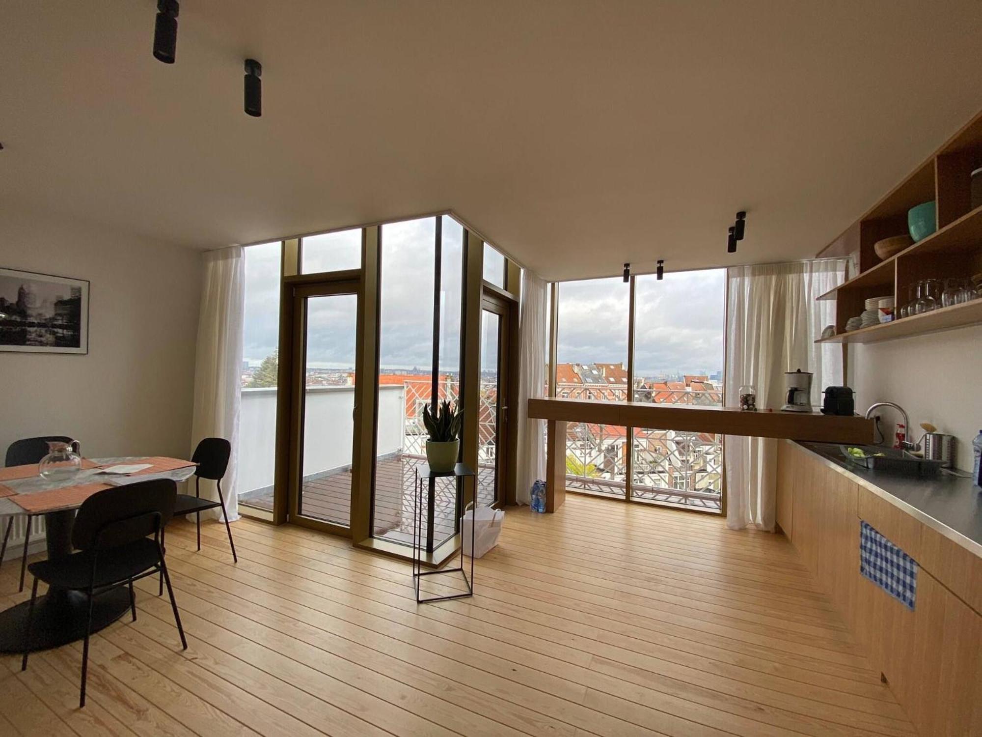 Apartment Floor New Duplex Stunning View In Trendy St Gilles Brussels