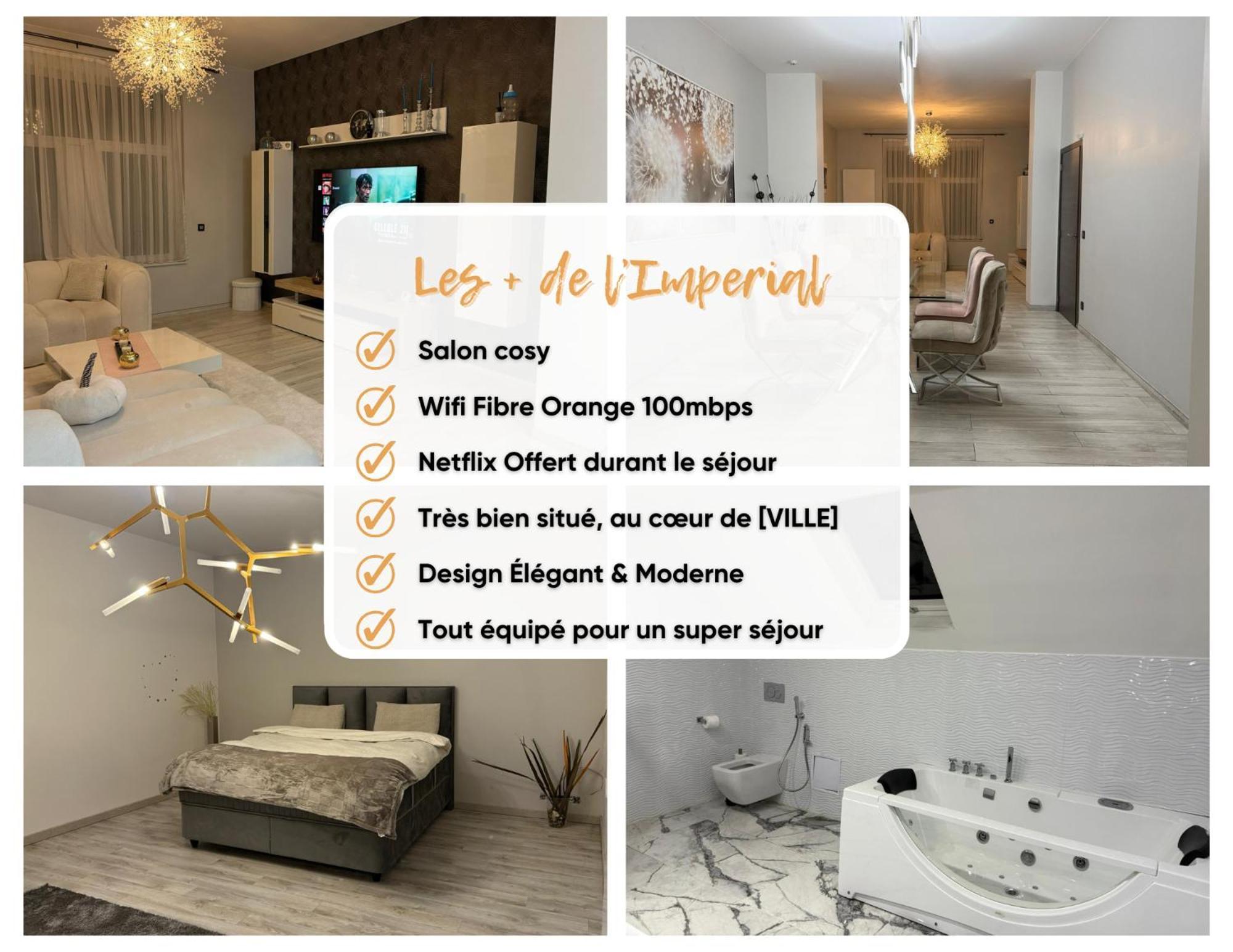 Holiday home L'imperial Wifi & Confort *