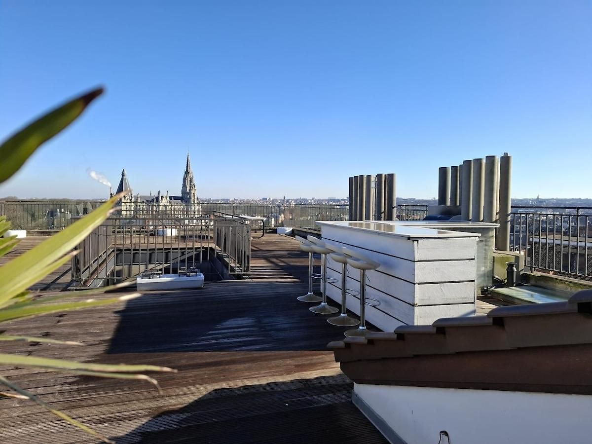 Panorama Vue Penthouse Apartment Brussels