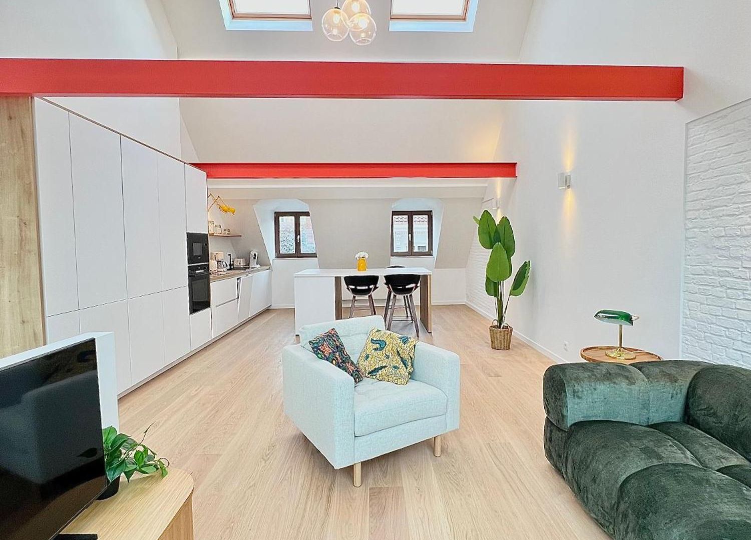 Duplex Design & Elegant Au Coeur De Apartment *