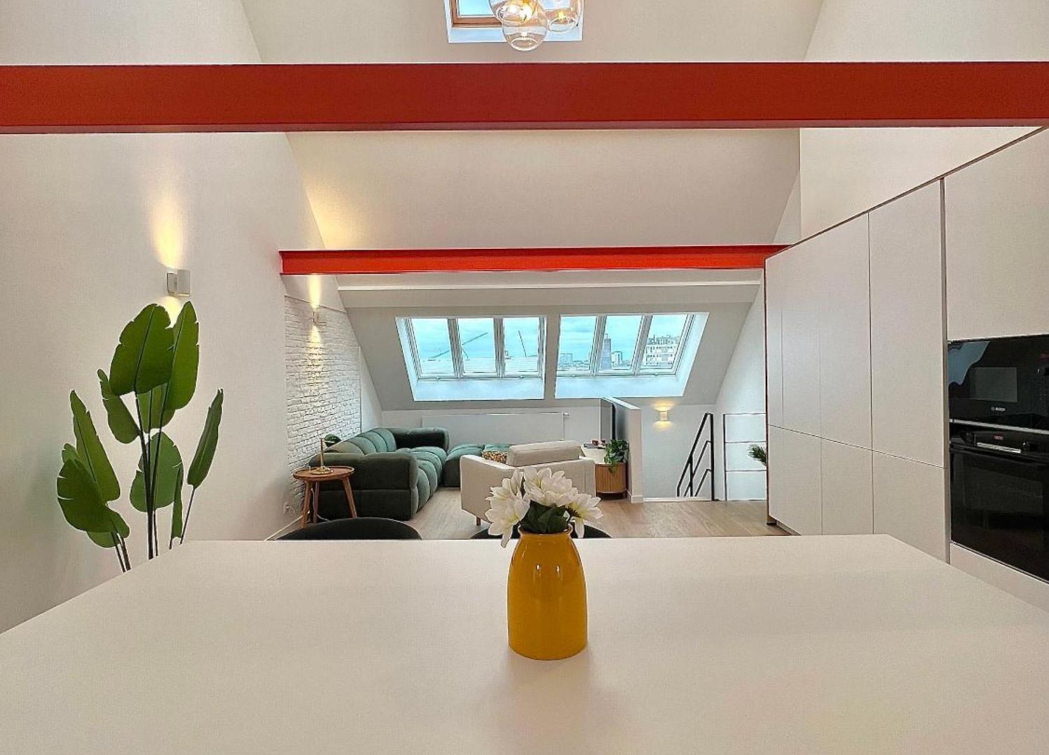 Duplex Design & Elegant Au Coeur De Brussels