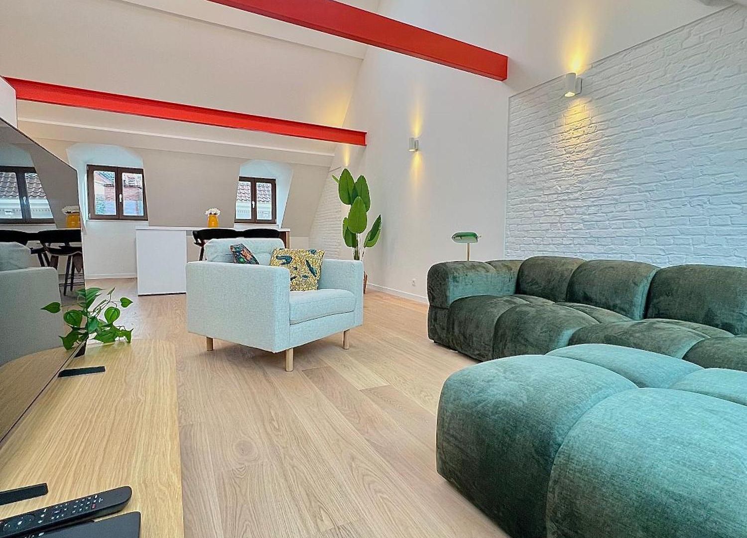 Duplex Design & Elegant Au Coeur De Brussels