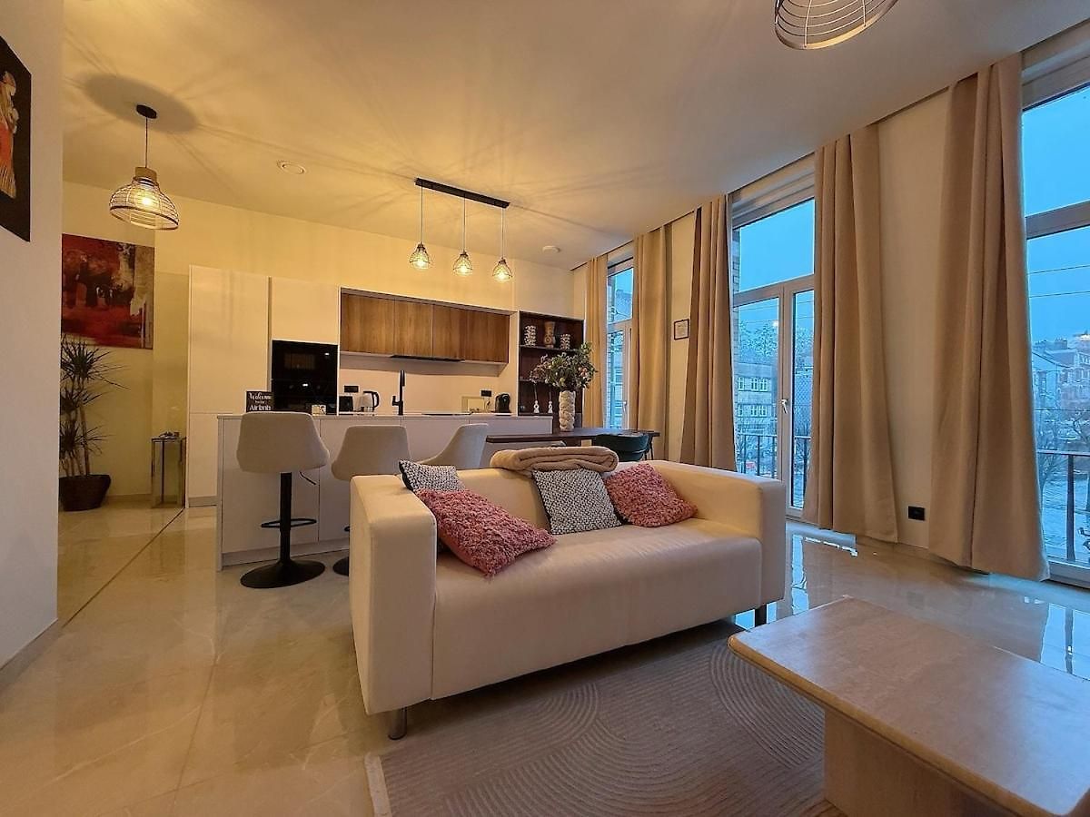 Apartment Bright & Stylish 2br Quiet Terrace Brussels