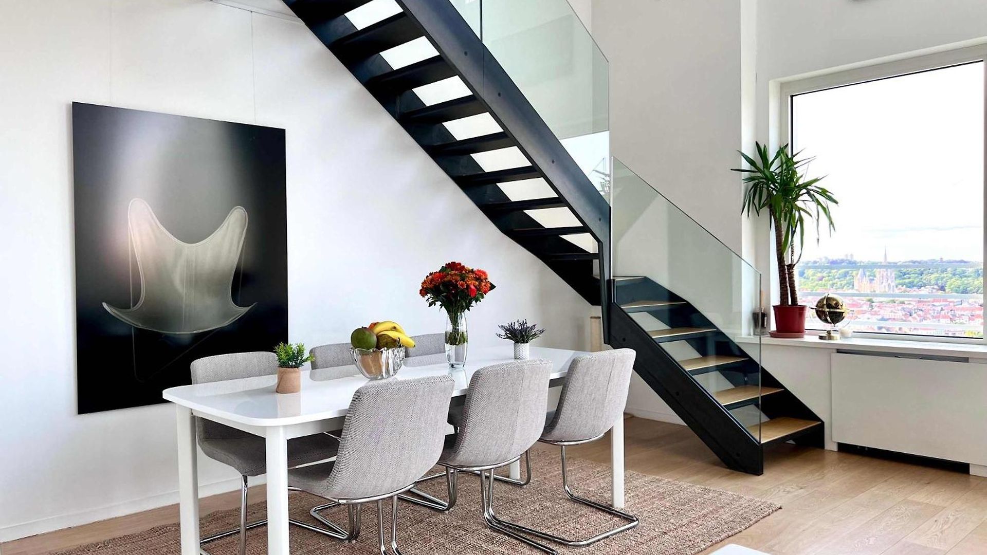 Skyline Luxury Penthouse In 220 M2 Of Elegance Bed & Breakfast 4*