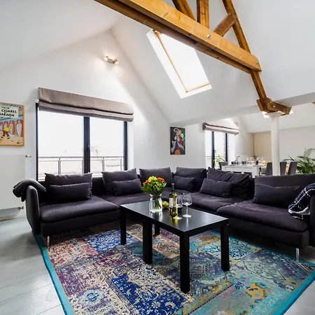 Magnifique Penthouse 3 Chambres Dans Le Quartier Du Canal * Brussels