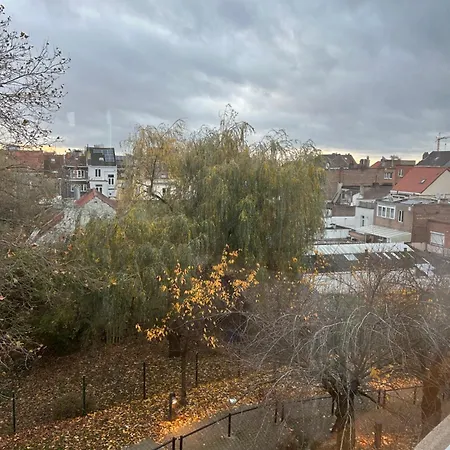 Deux Chambres Moderne Avec Vue Imprenable Sur Le Parc Et Immense Terasse Brussels