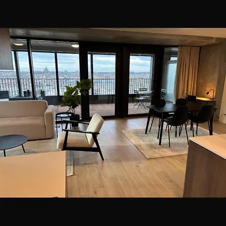 Beautiful With Panoramic View Of Center With Roof Terrace Apartment Brussels
