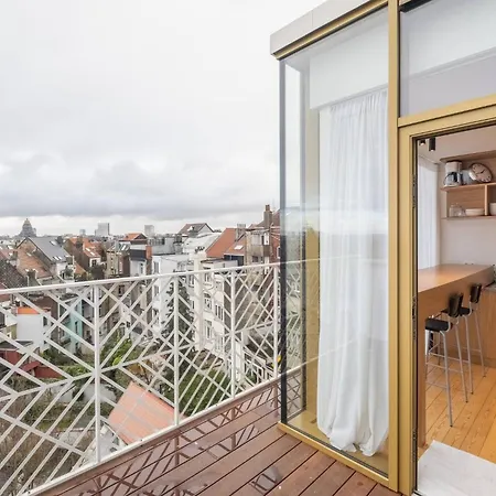 Floor New Duplex Stunning View In Trendy St Gilles Apartment Brussels