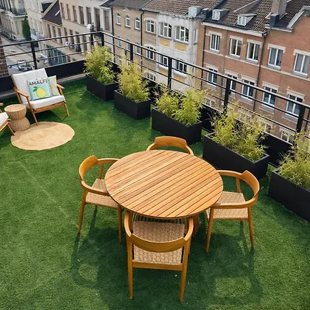 Apartment Stylish Penthouse In Bxl With 2 Panoramic Terraces *