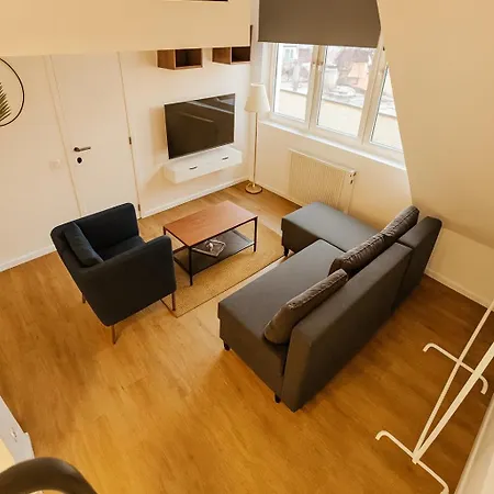 Modern Loft 1br Sofa Bed 10min To Center Brussels