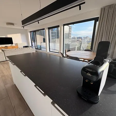 Penthouse Avec Vue Imprenable Sur Brussels