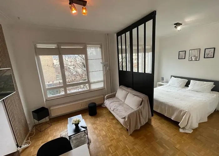 Charming Apartment In Ixelles 40 M² Private Parking