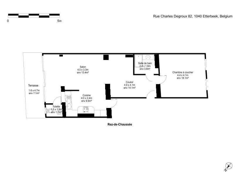 In Brussels, Degroux By Homenhancement Sa Apartment *