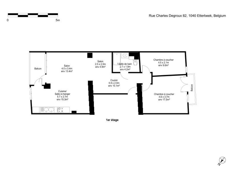 In Brussels, Degroux By Homenhancement Sa Apartment Brussels