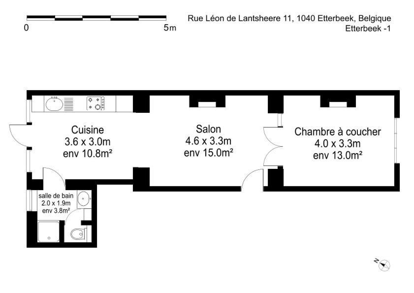 Apartment In Brussels, Lantsheere By Homenhancement Sa