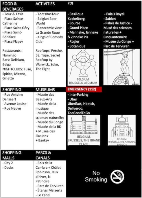 Apartment Penthouse Confortable 2 Au Coeur De Brussels