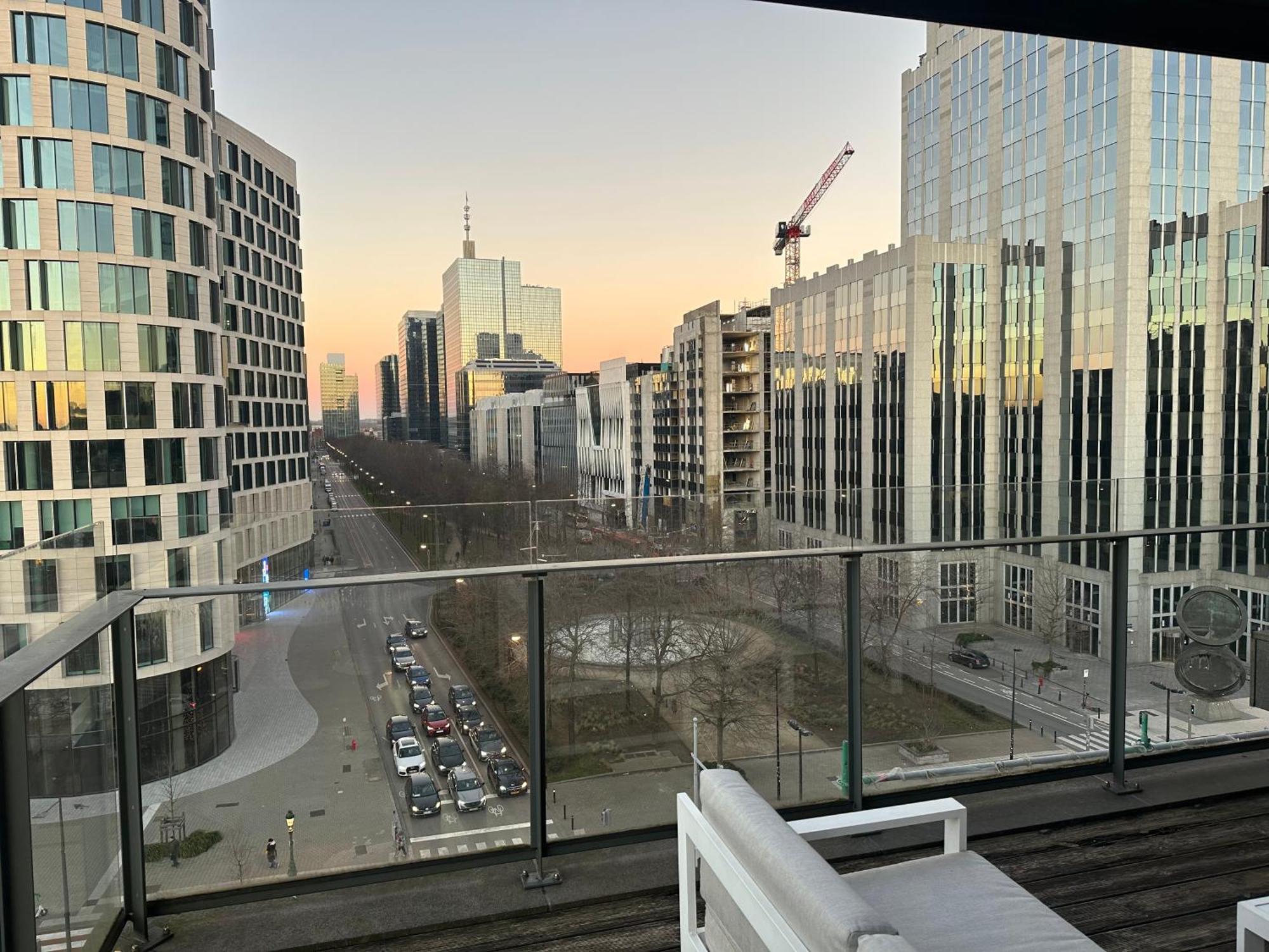 With Balcony In Center