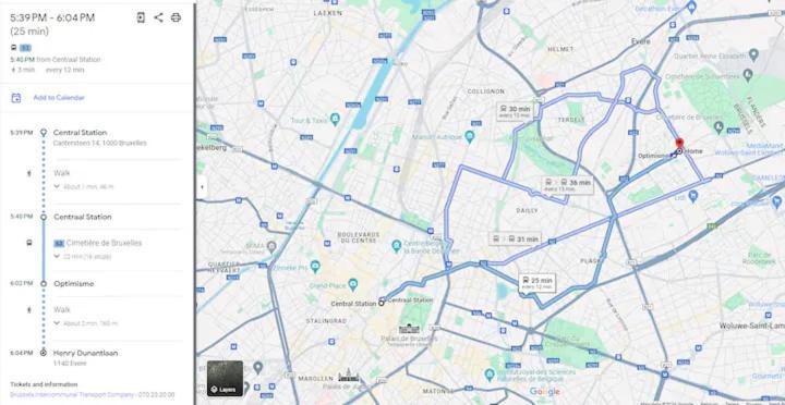 Apartment One Bedroom Fully Equipped With Terrace Brussels