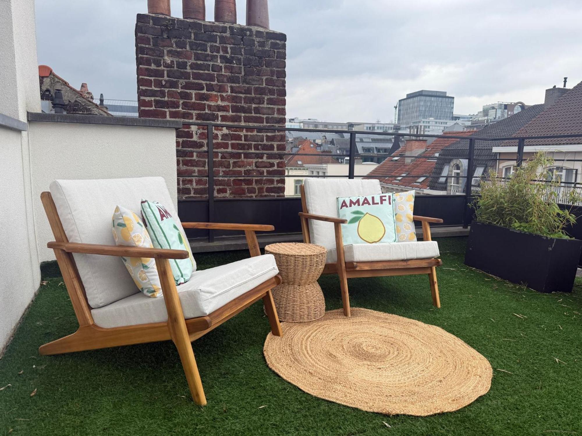 Stylish Penthouse In Bxl With 2 Panoramic Terraces Apartment Brussels