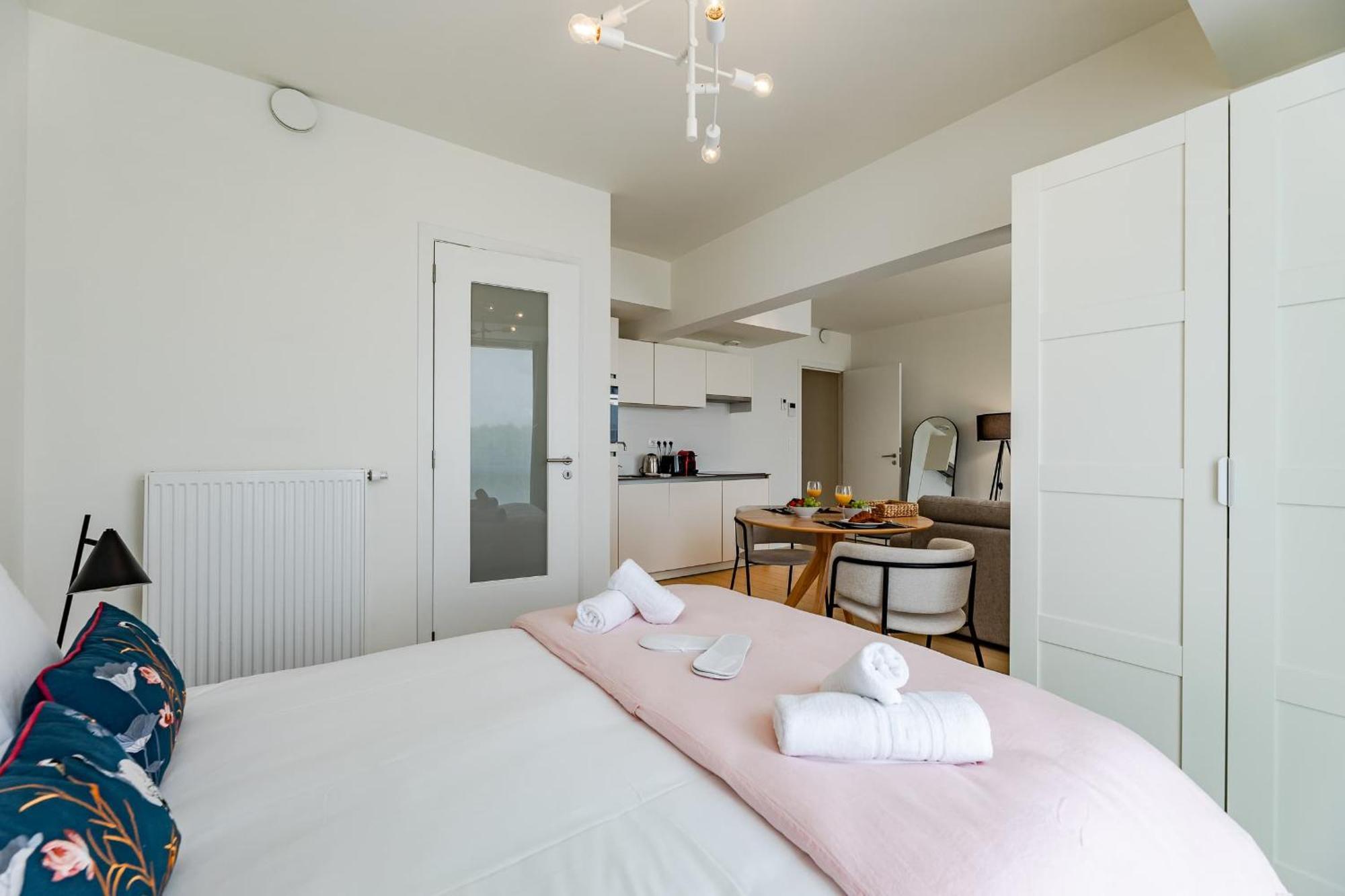 Large In A Serviced Building Apartment Brussels
