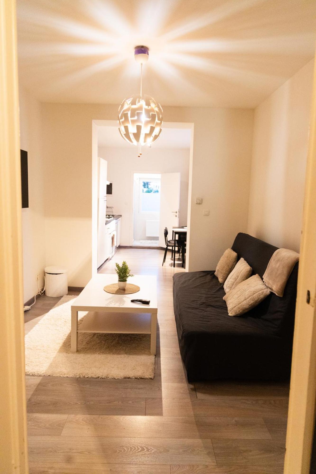 Sous Toit Lumineux Avec Garage Et 4 Pieces En Enfilade Apartment