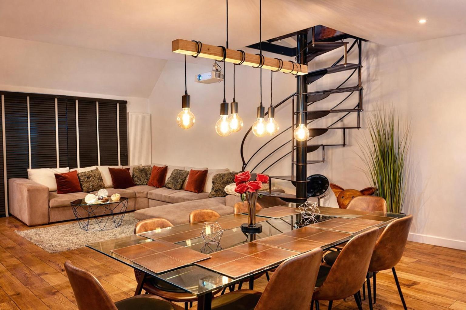 Luxury Loft Duplex Penthouse Of 190m2 & Free Parking ! Apartment *