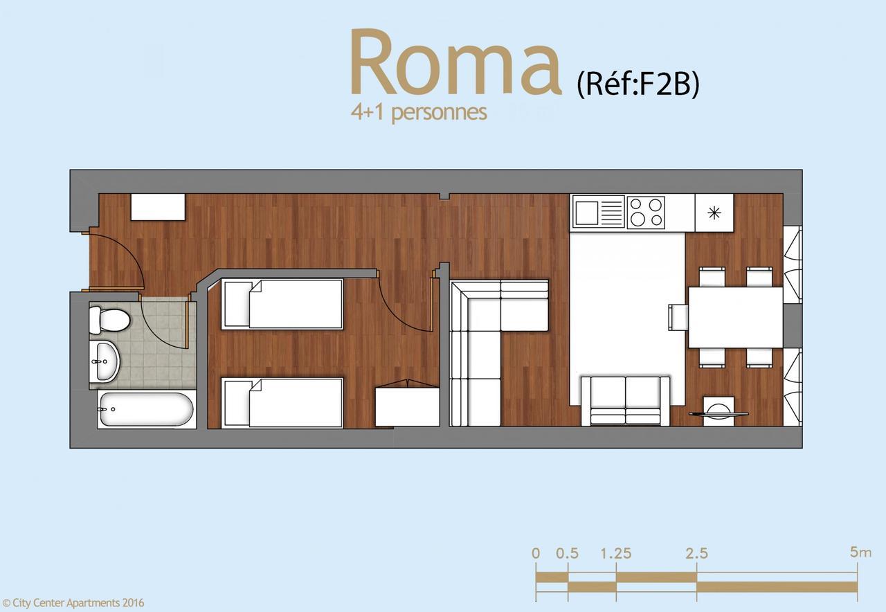 Center Apartements Fourche Apartment
