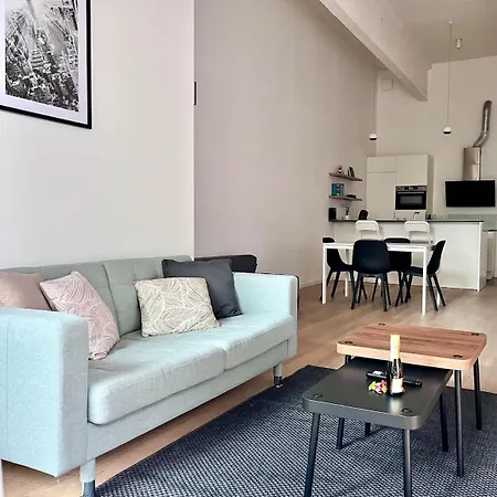 Spacious Loft Up To 4 Guests Comfort & Style In Brussels