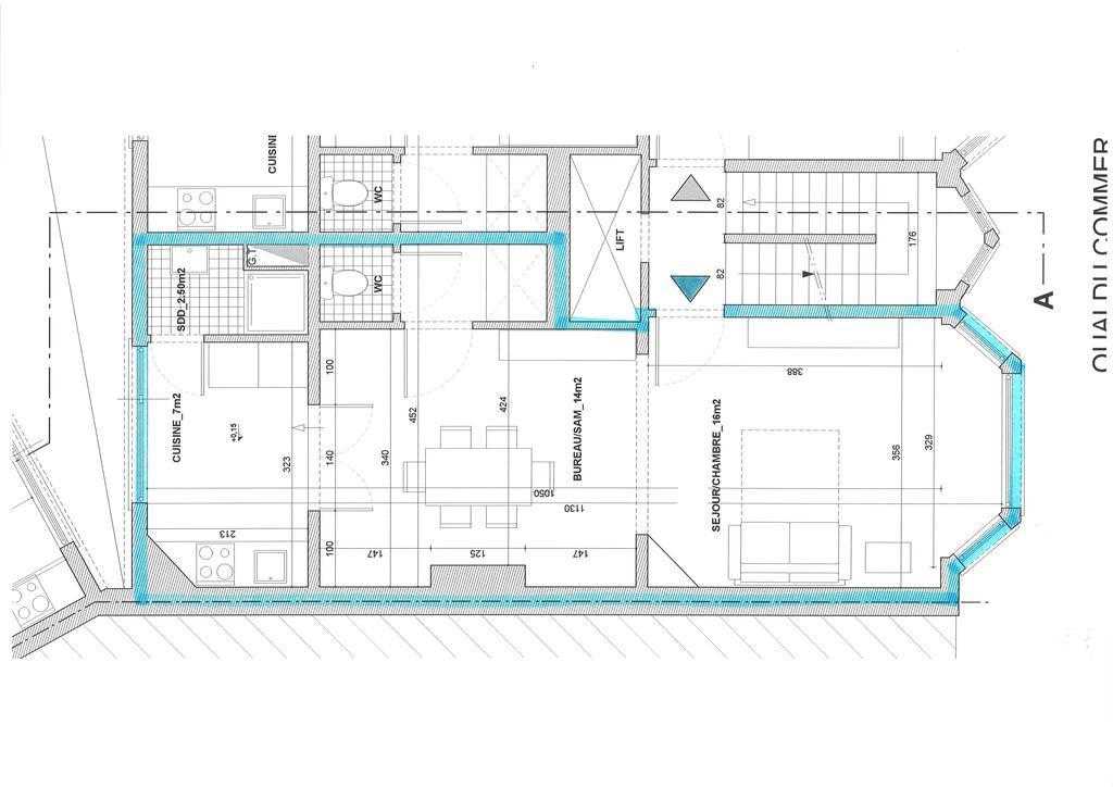 Sainte Catherine Art Deco Apartment Brussels
