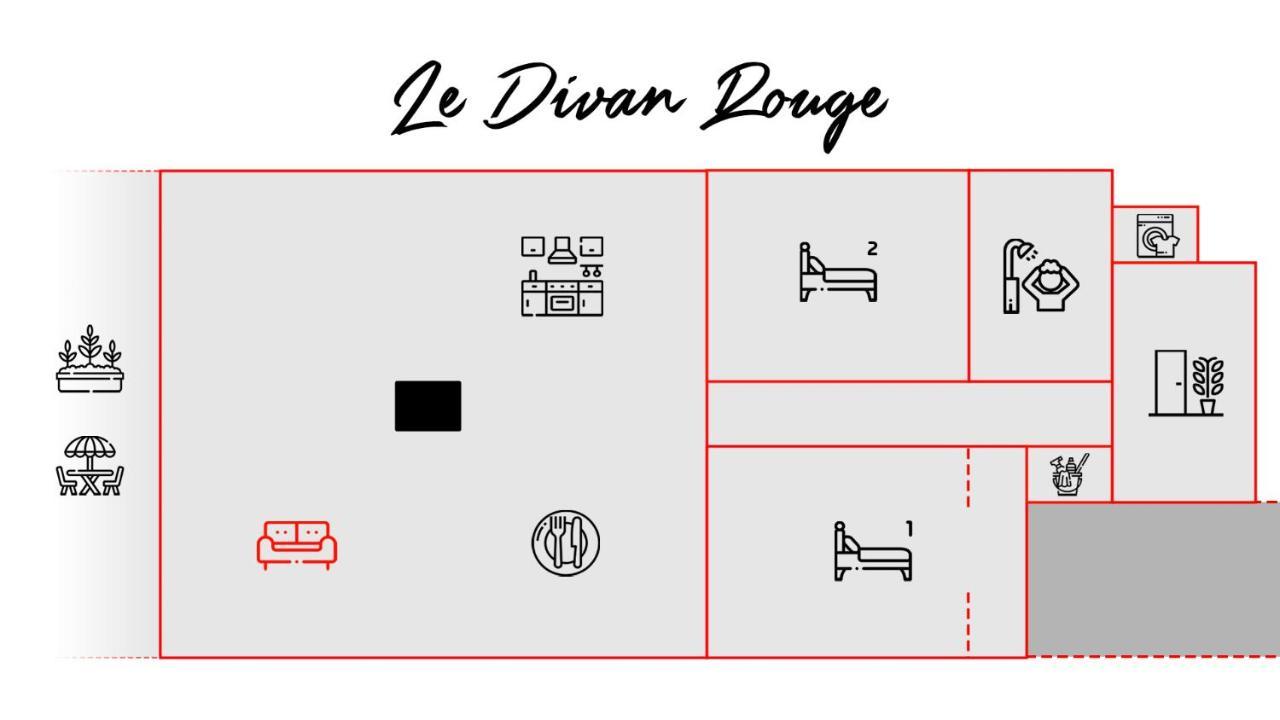Apartment Le Divan Rouge Apartement, Next Atomium & Expo *