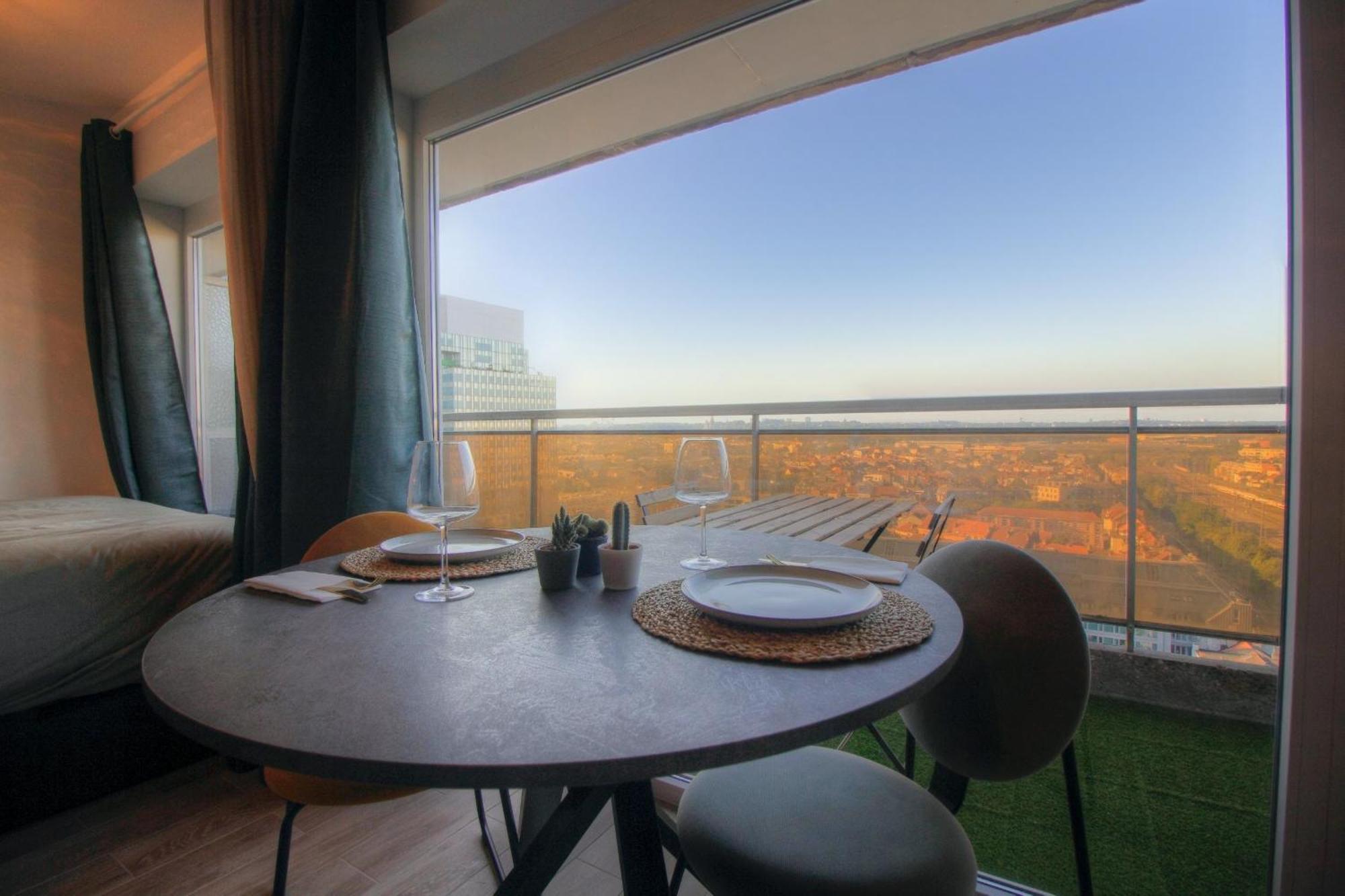 Appartement Avec Vue Panoramique Et Parking Gratuit